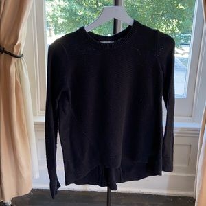 Madewell XS sweater with zip detail back